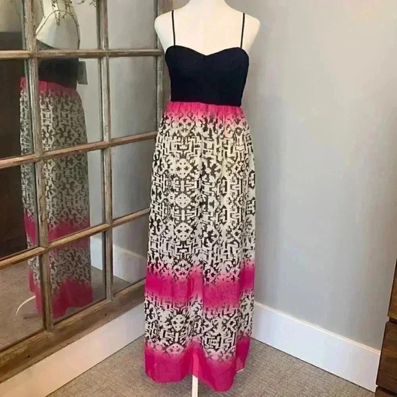 Three Pink Hearts Parisian Dusk Maxi Dress - Picture 1 of 6